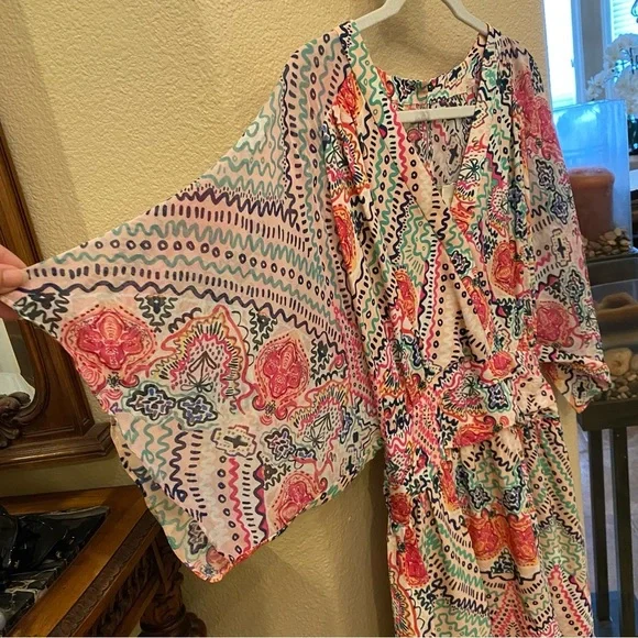 Maeve Anthropologie Women Colorful Print Dress Size 2 - Picture 5 of 12